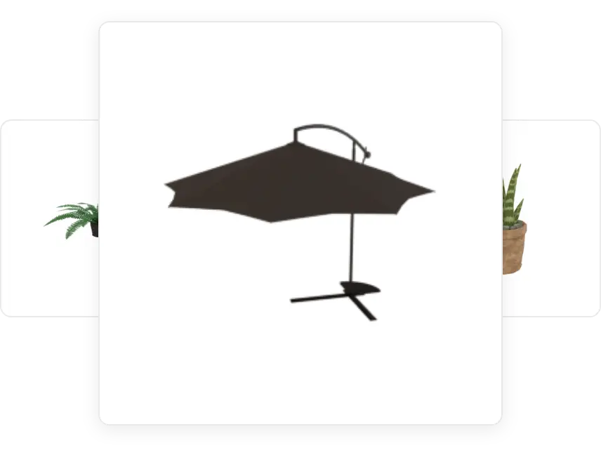 bibliothèque de mobilier de jardin